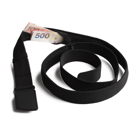 Cashsafe Anti-Theft Travel Wallet Belt, Black