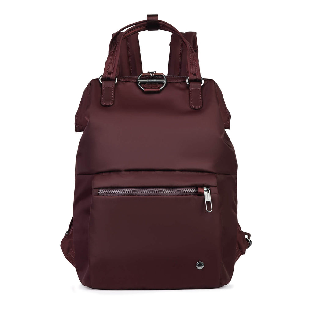 Citysafe CX Anti-Theft Mini Backpack, Merlot