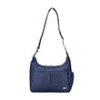 Daysafe Anti-Theft Crossbody Bag, Navy Polka Dot