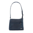 Daysafe Anti-Theft Slim Crossbody Bag, Navy Polka Dot