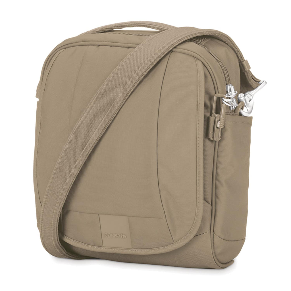 Metrosafe LS200 Anti-Theft Medium Crossbody Bag, Sandstone