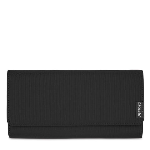 RFIDsafe LX200 RFID Blocking Clutch Wallet, Black