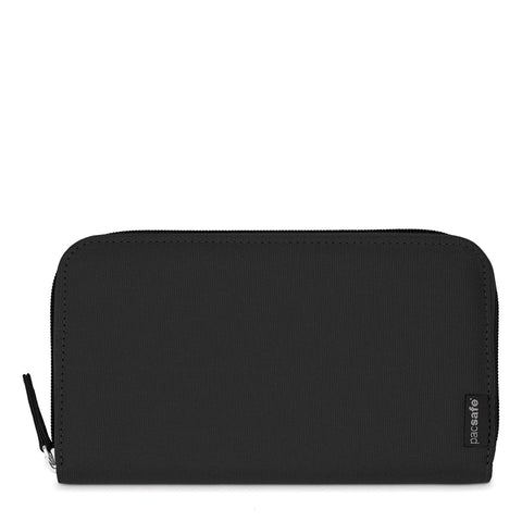 RFIDsafe LX250 RFID Blocking Travel Wallet, Black