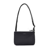 Stylesafe Anti-Theft Double Zip Crossbody Bag, Black