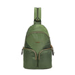 Stylesafe Anti-Theft Convertible Sling To Backpack, Kombu Green