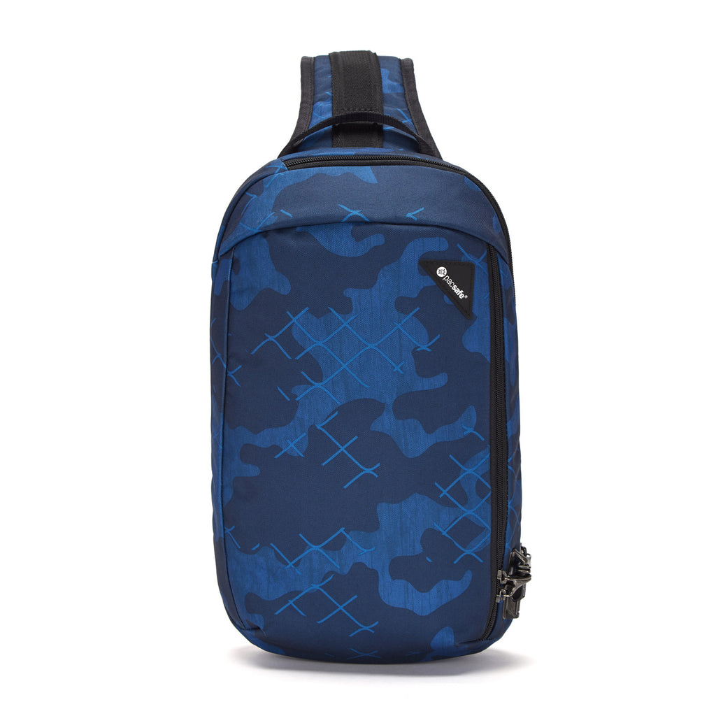 Vibe 325 Anti-Theft Sling Pack, Blue Camo